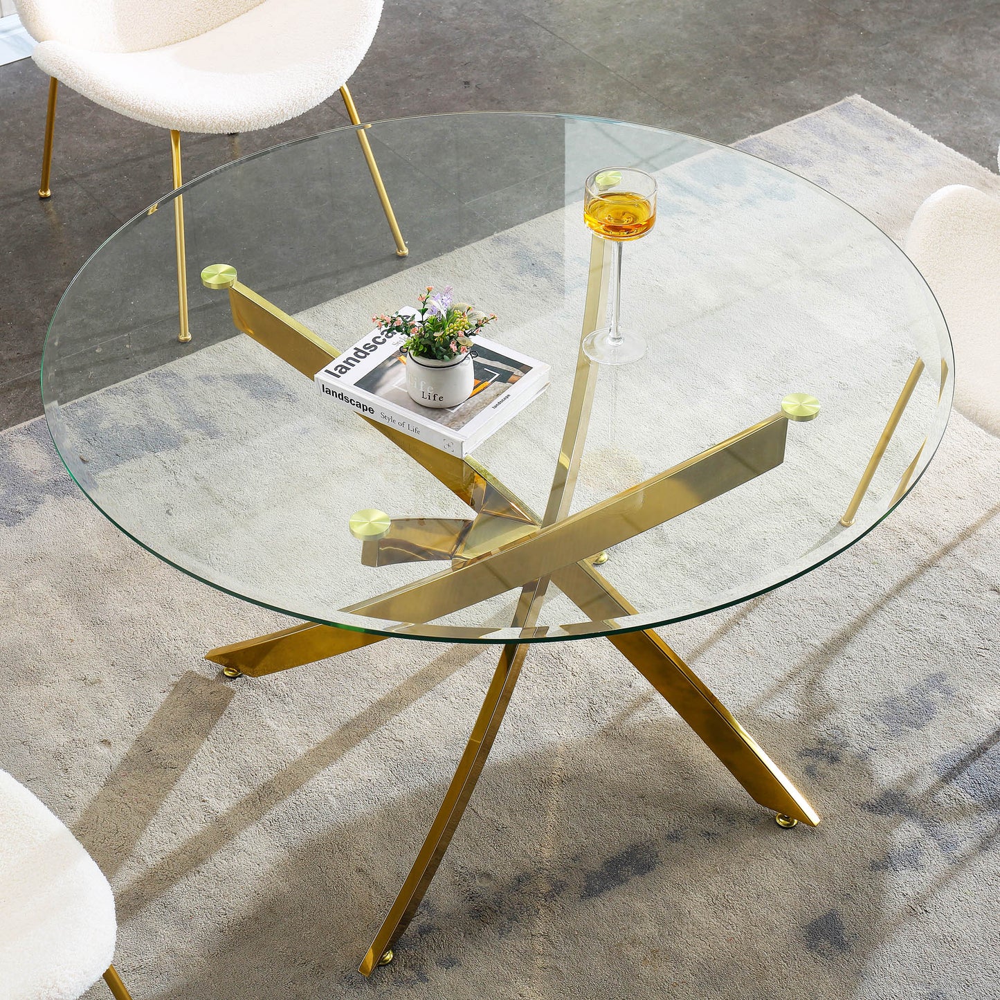 DT615 Elegant Round Dining Table