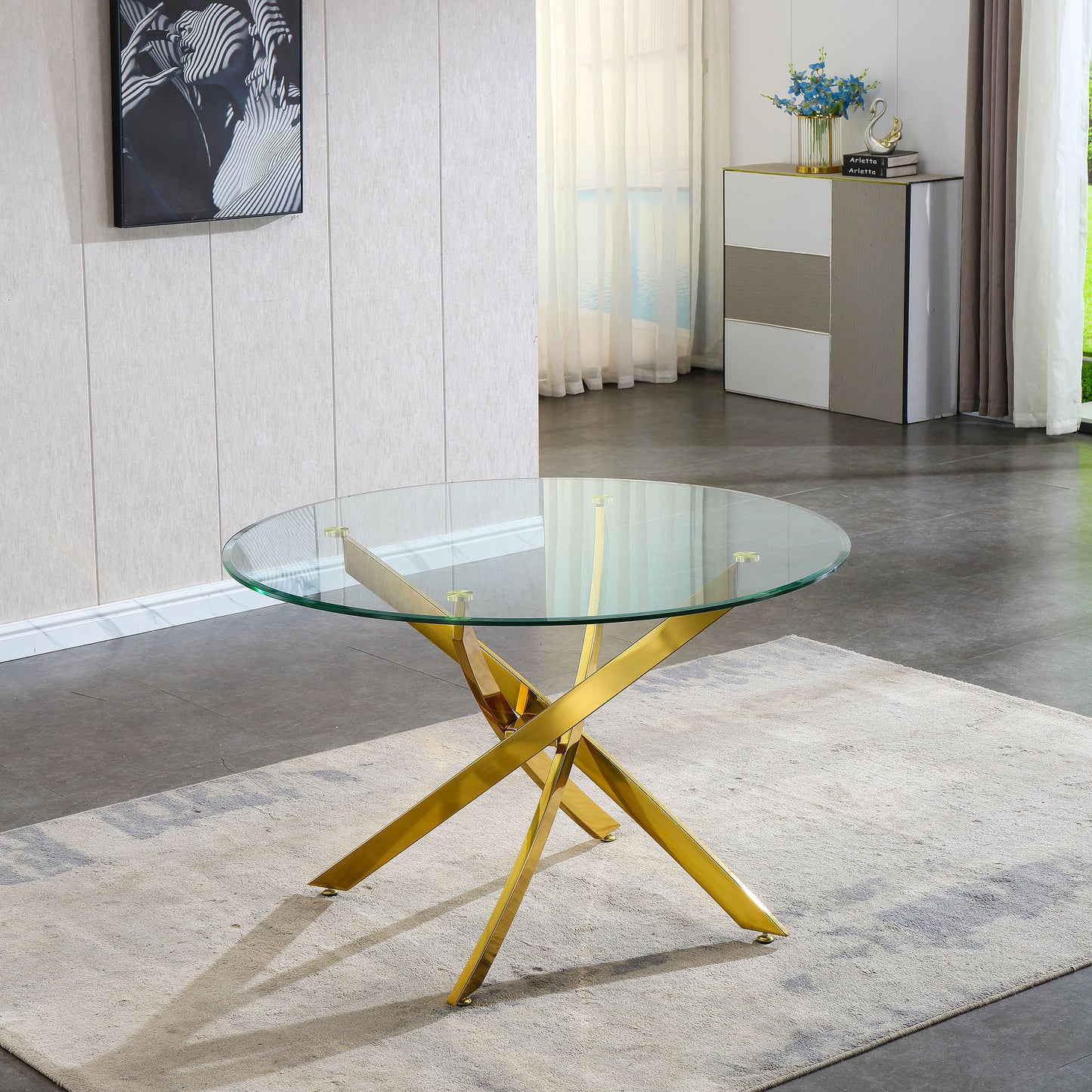 DT615 Elegant Round Dining Table