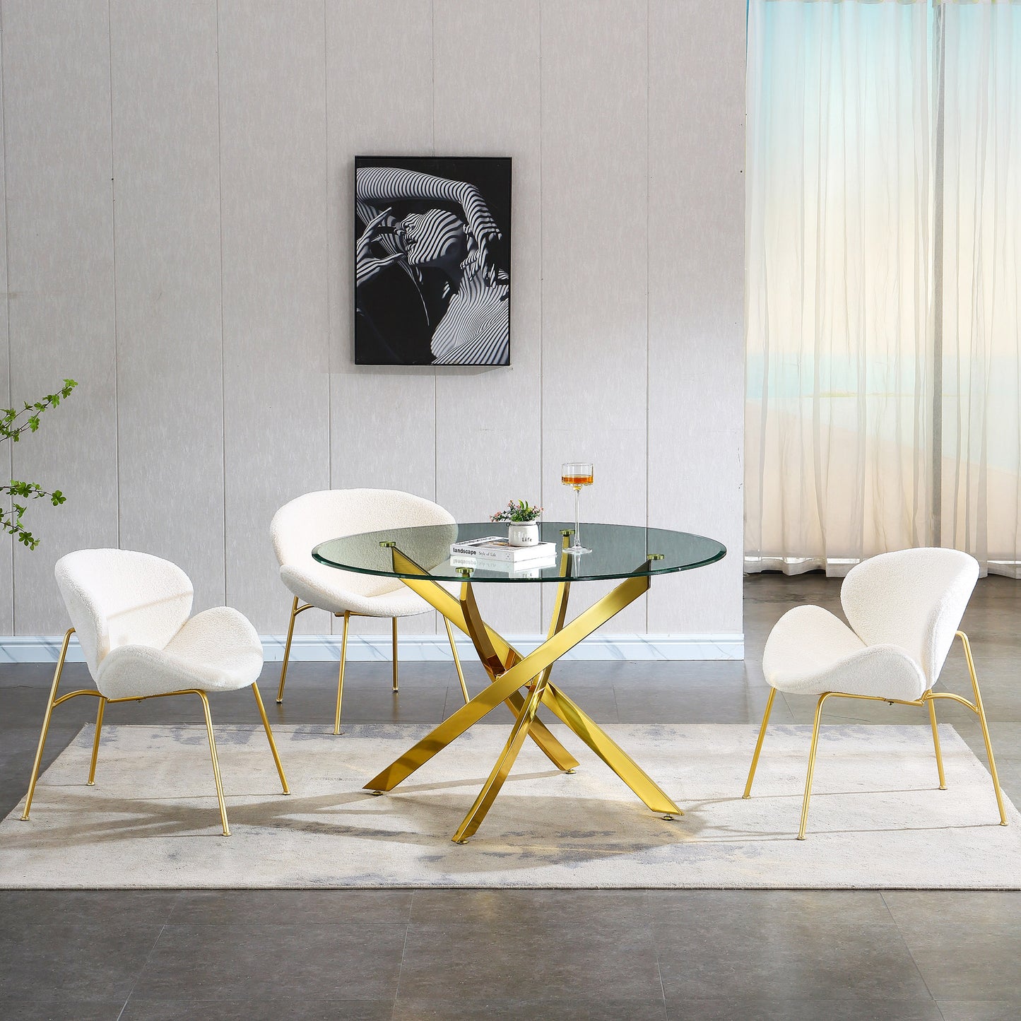 DT615 Elegant Round Dining Table