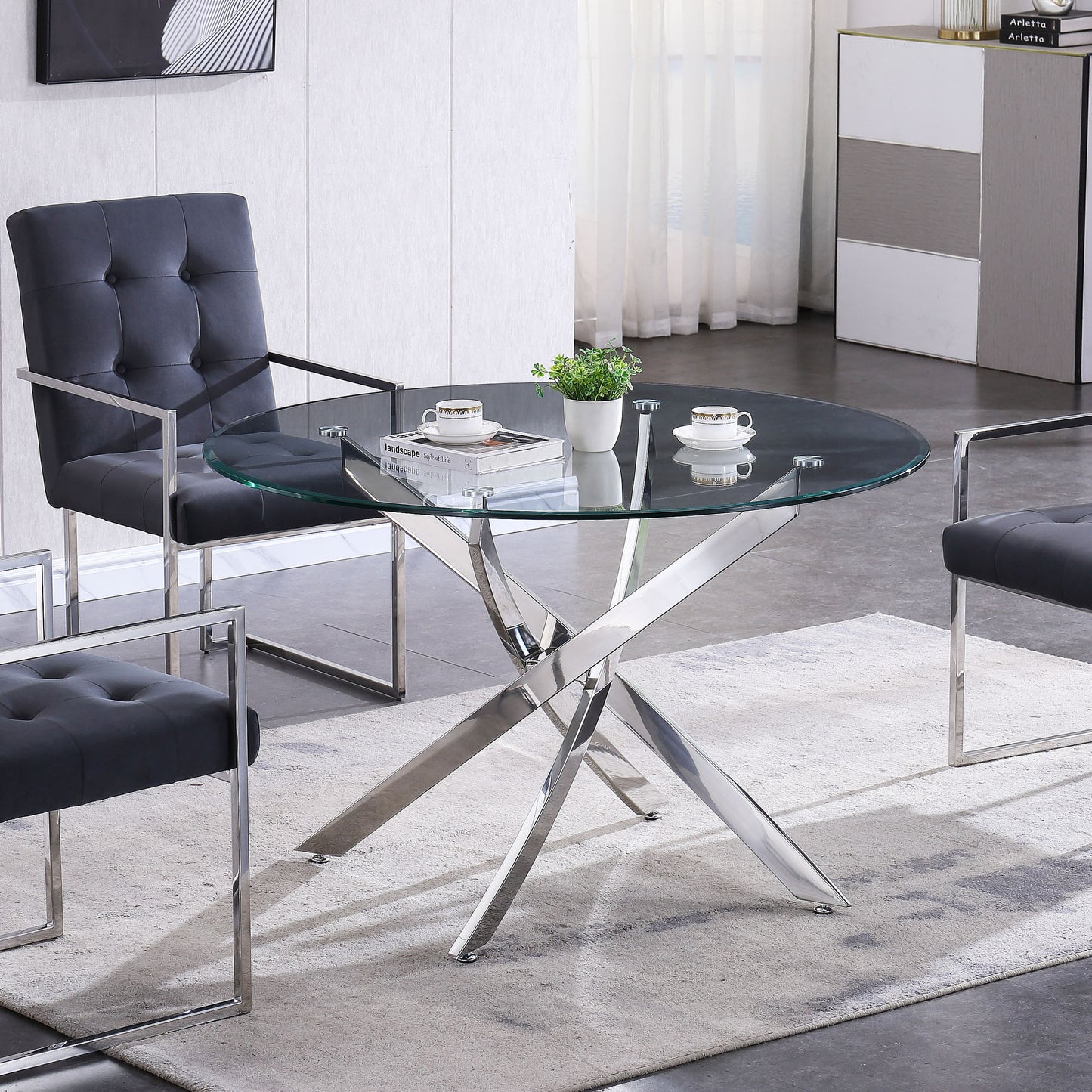 DT615 Elegant Round Dining Table