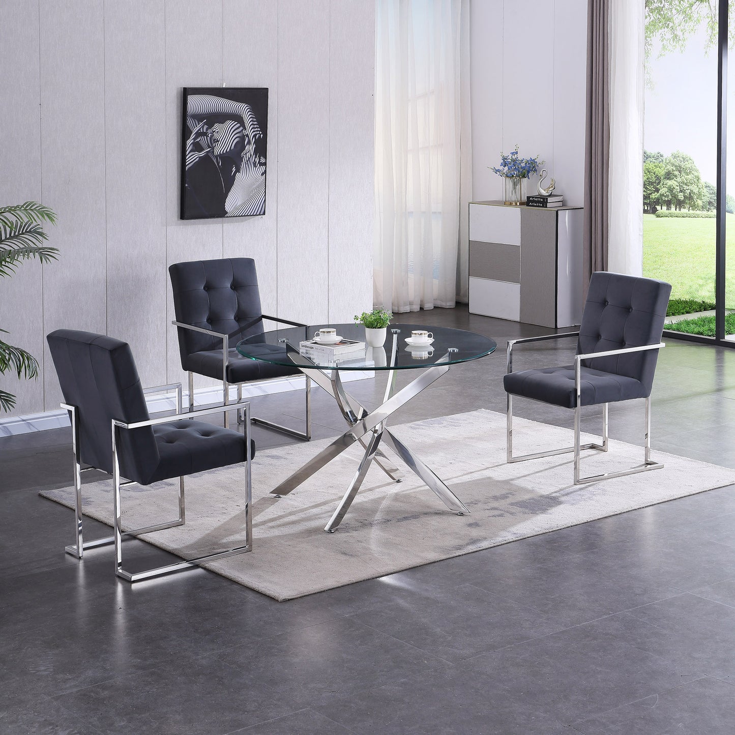 DT615 Elegant Round Dining Table