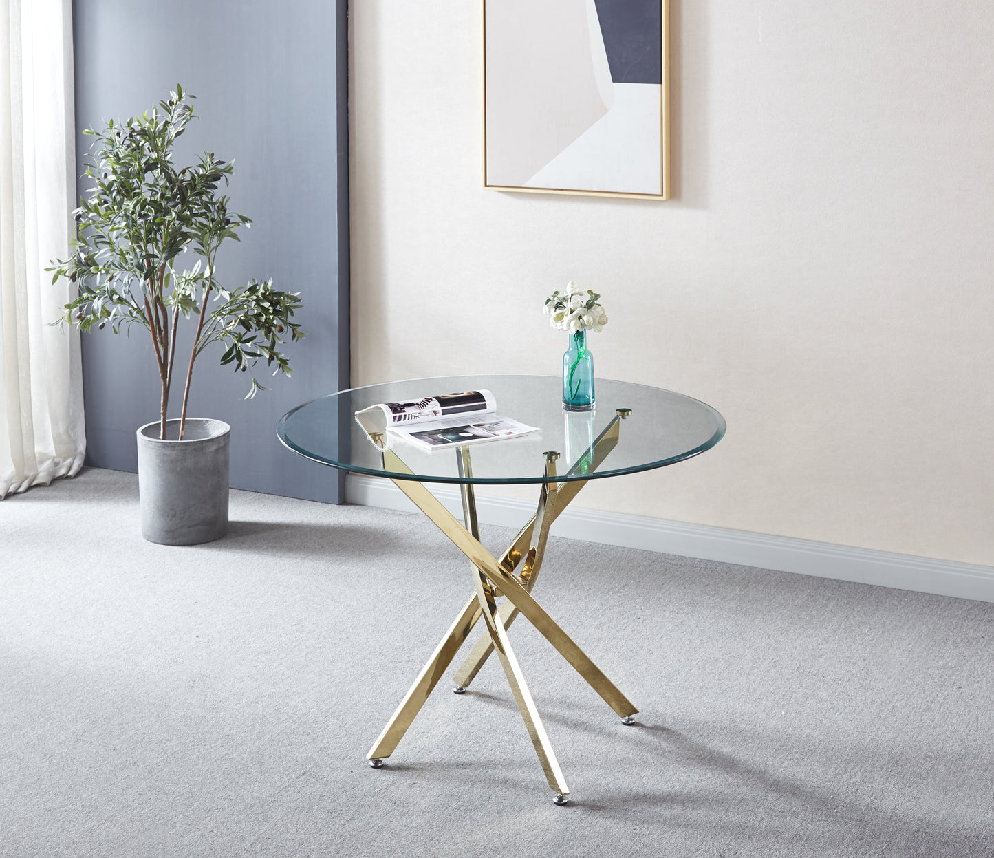 DT616 Elegant Round Dining Table