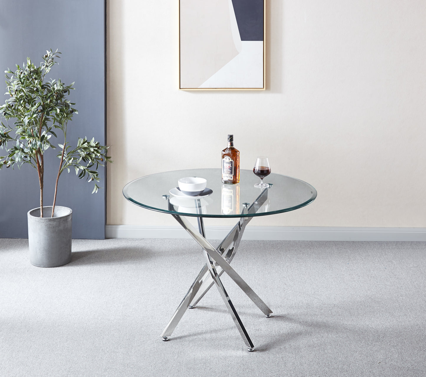 DT616 Elegant Round Dining Table