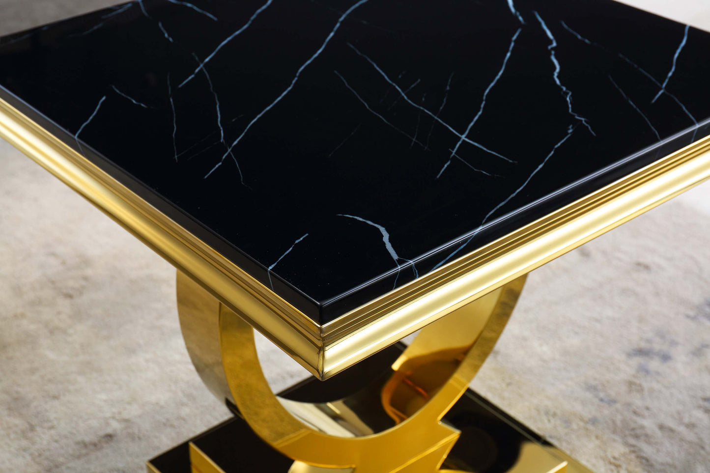 ET316 Elegant Marble End Table