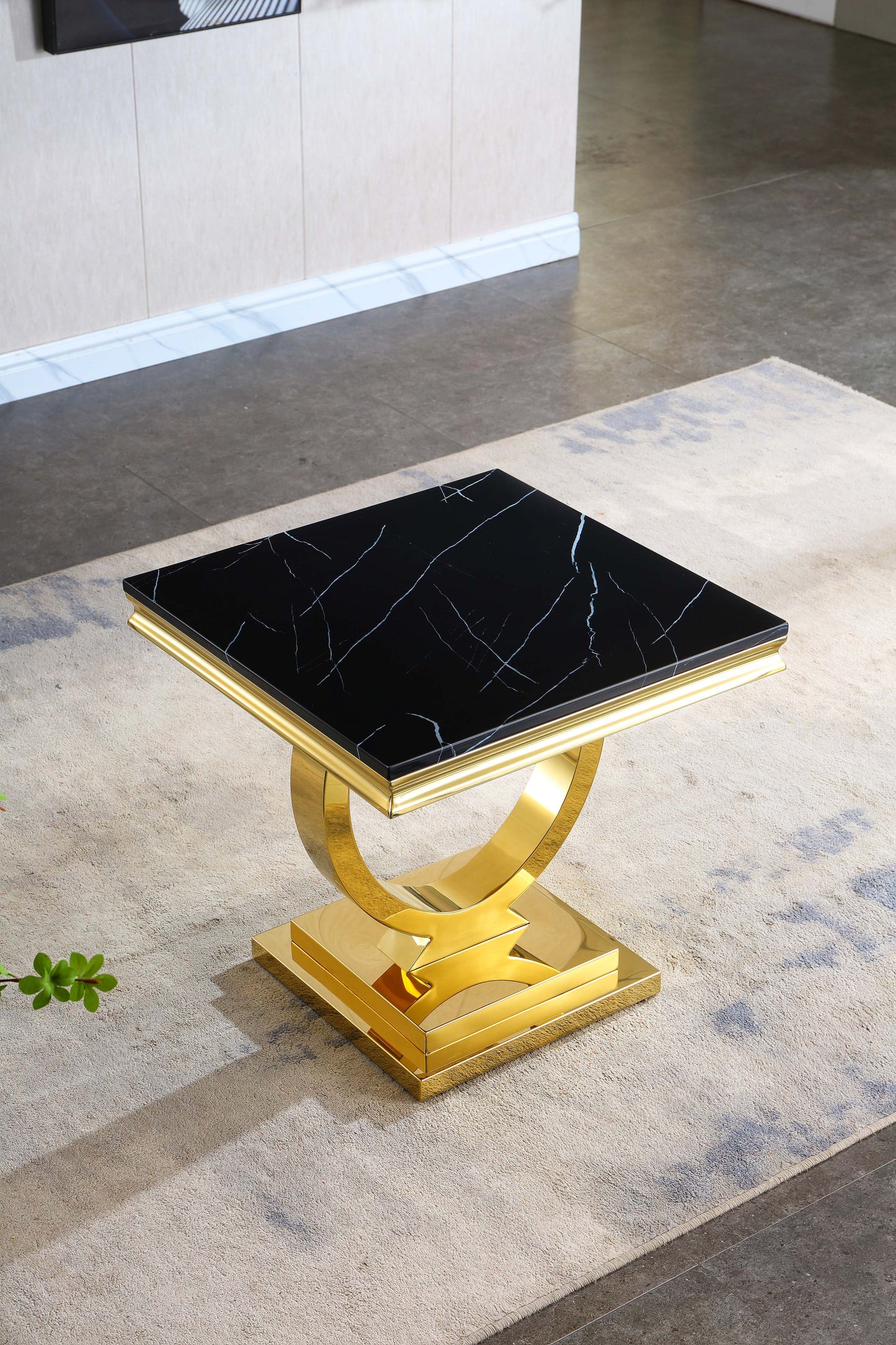 ET316 Elegant Marble End Table