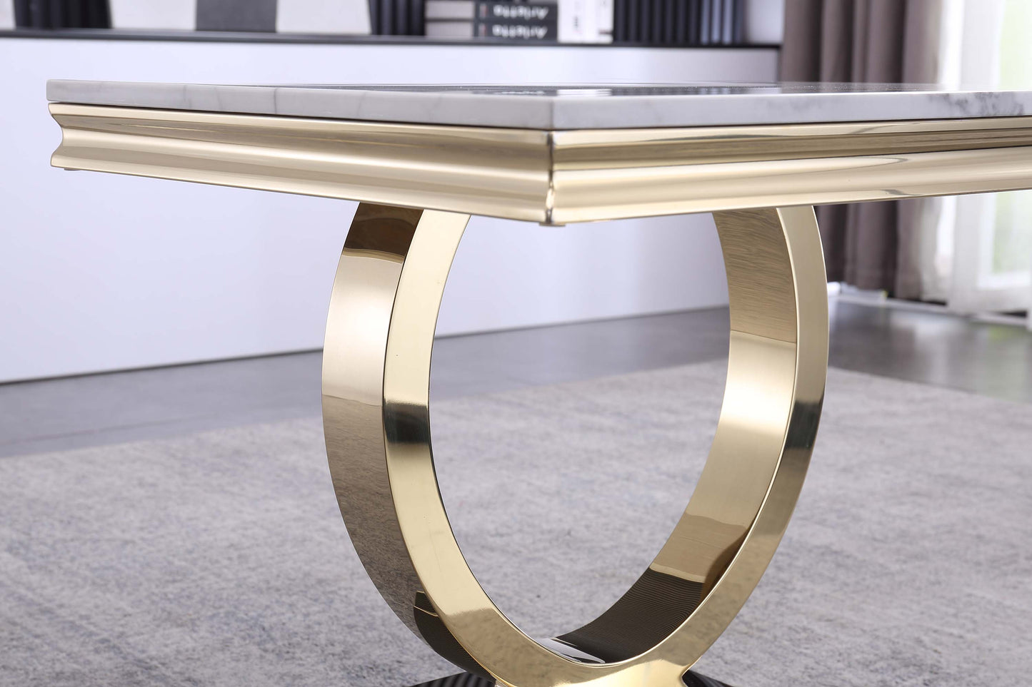 ET316 Elegant Marble End Table