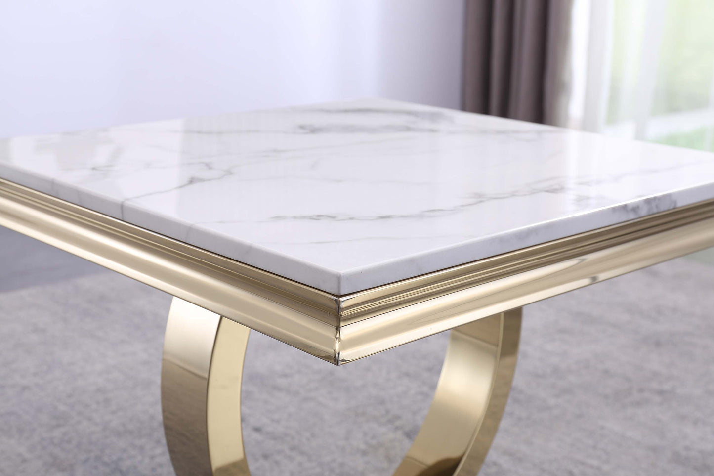 ET316 Elegant Marble End Table