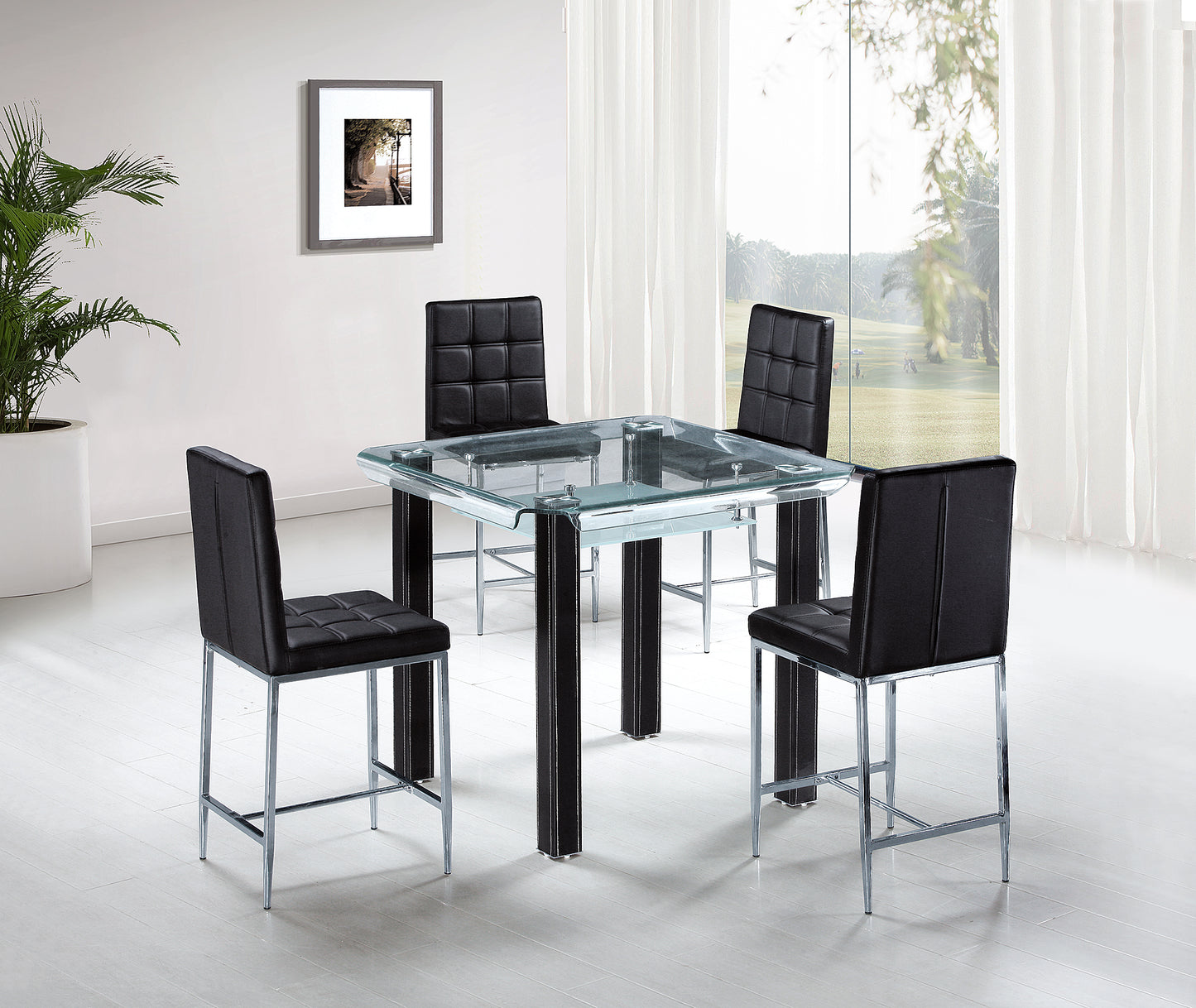 JD100 Square High Dining Table