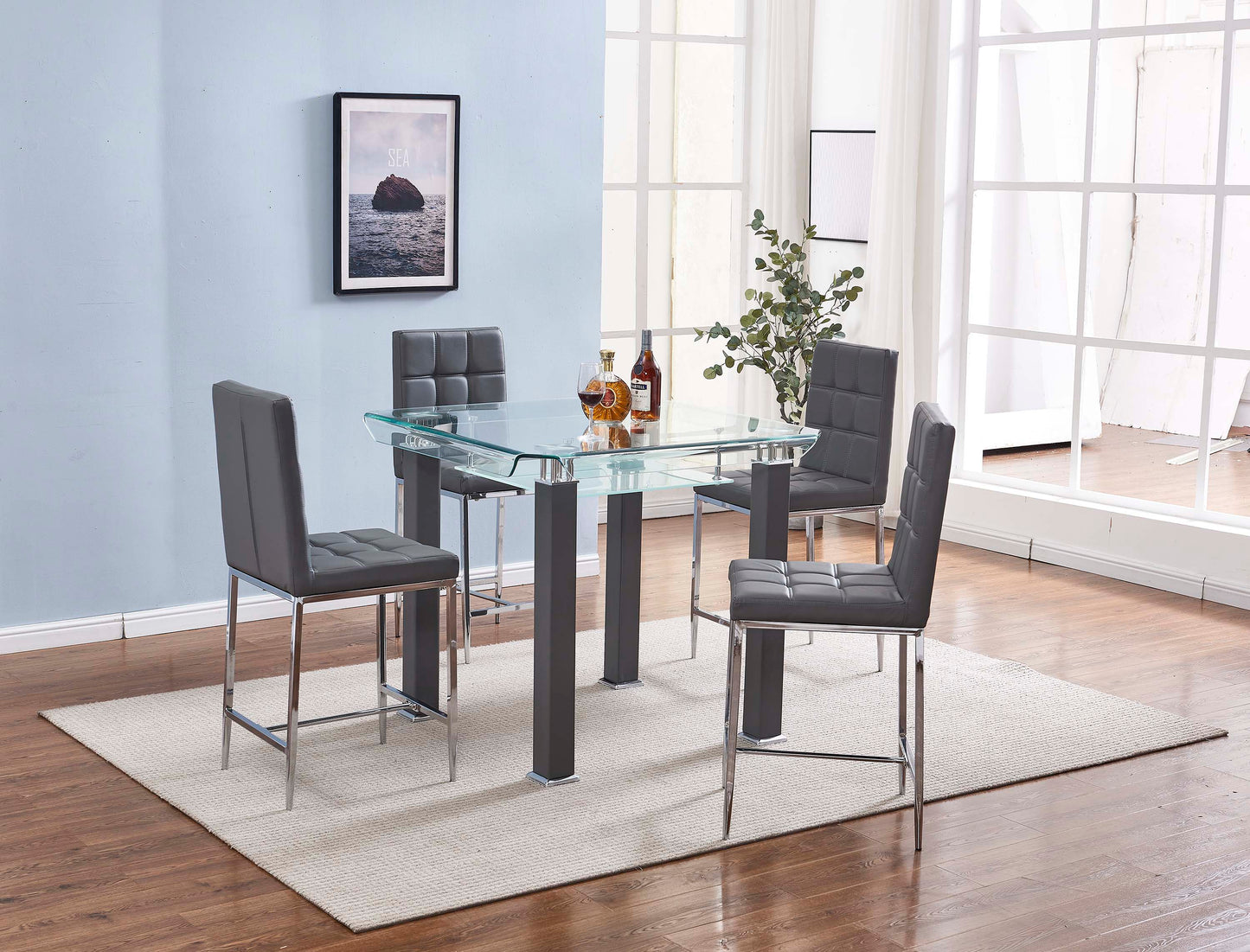 JD100 Square High Dining Table