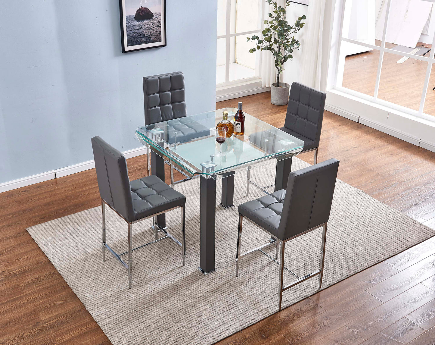 JD100 Square High Dining Table