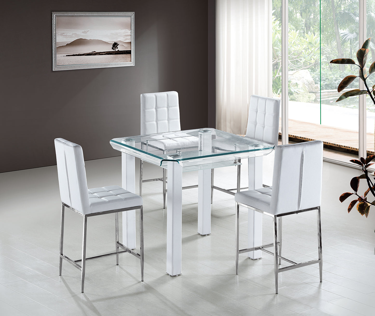 JD100 Square High Dining Table