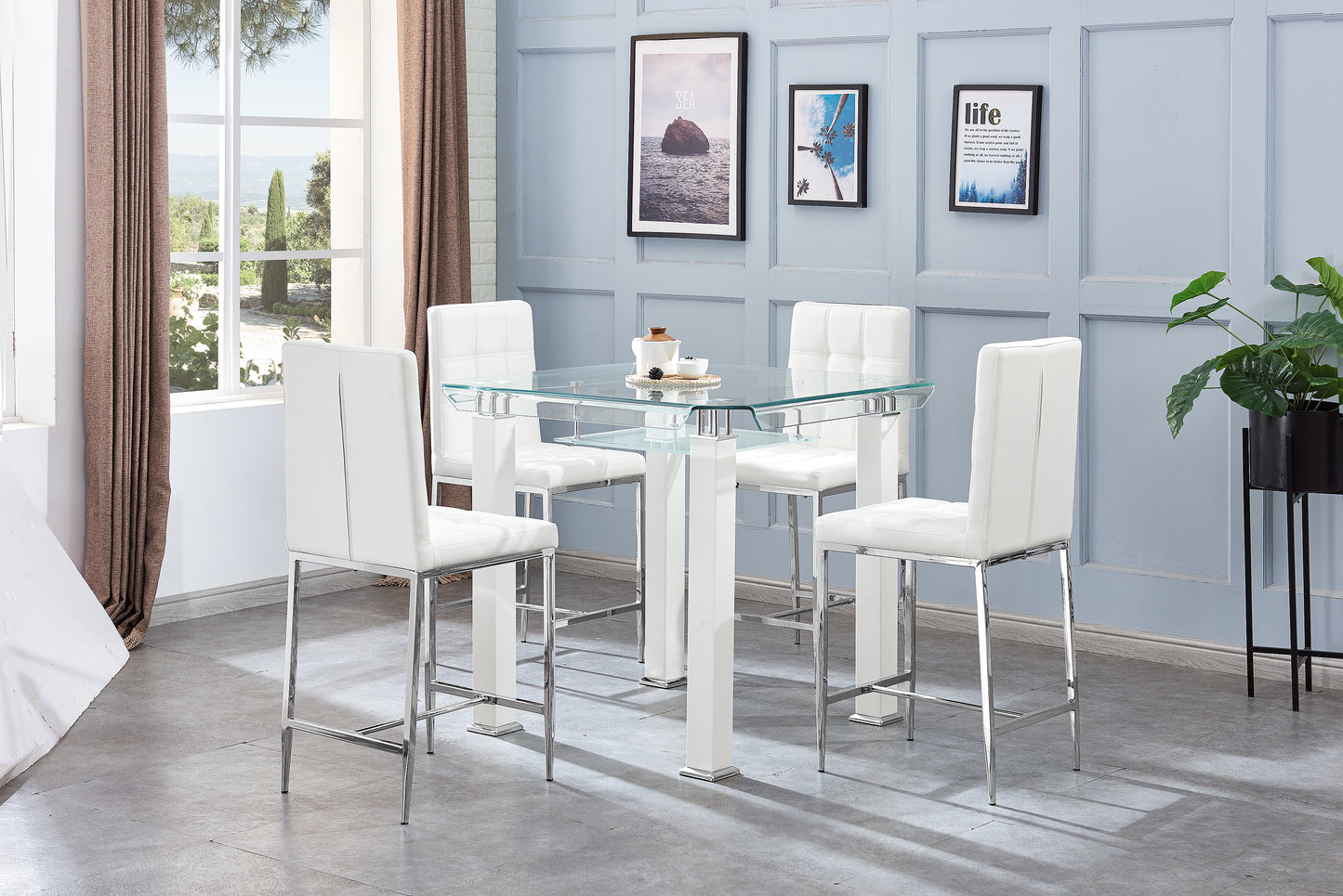 JD100 Square High Dining Table