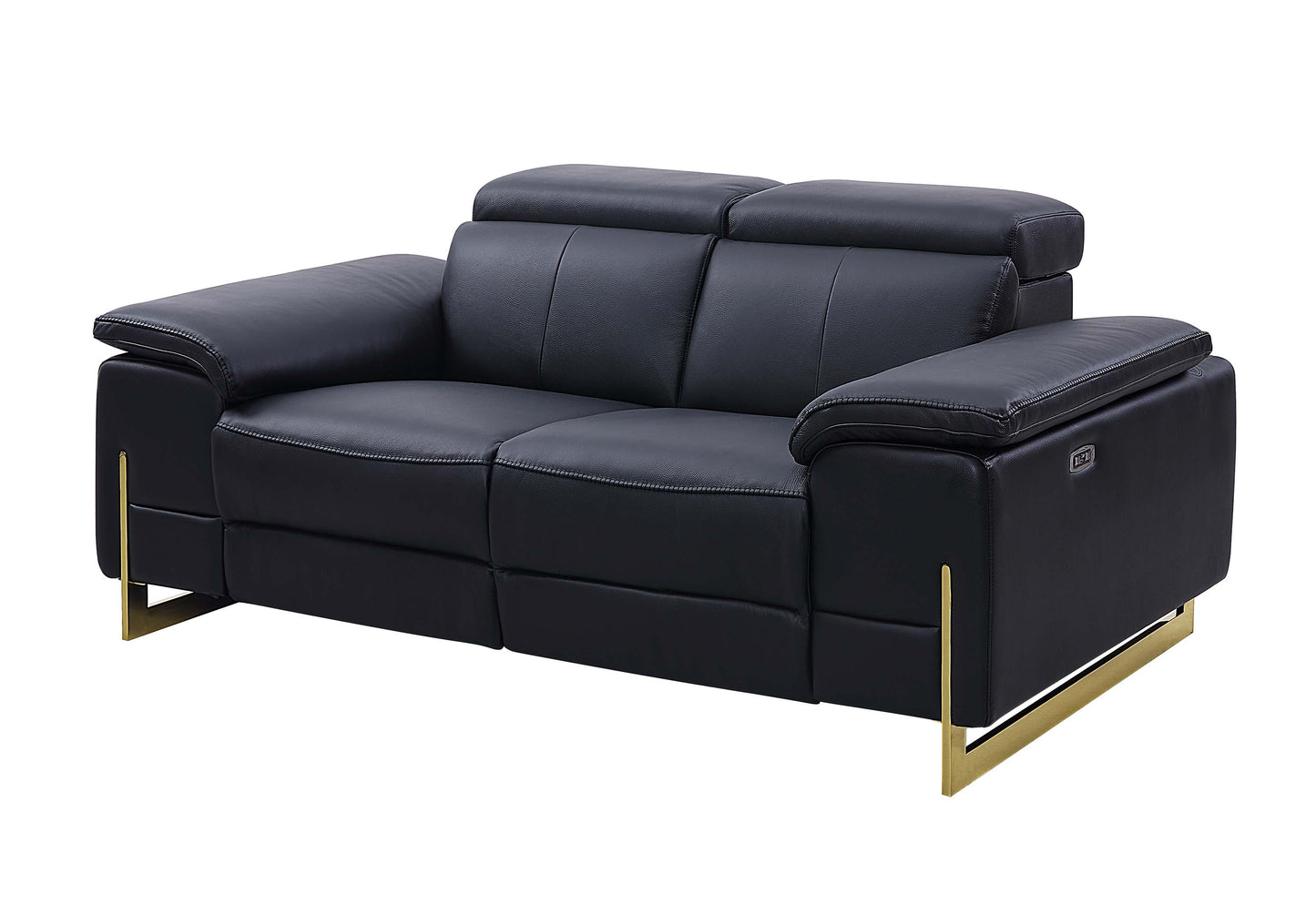 8048 Luxury Reclining Genuine Leather Loveseat/Sofa