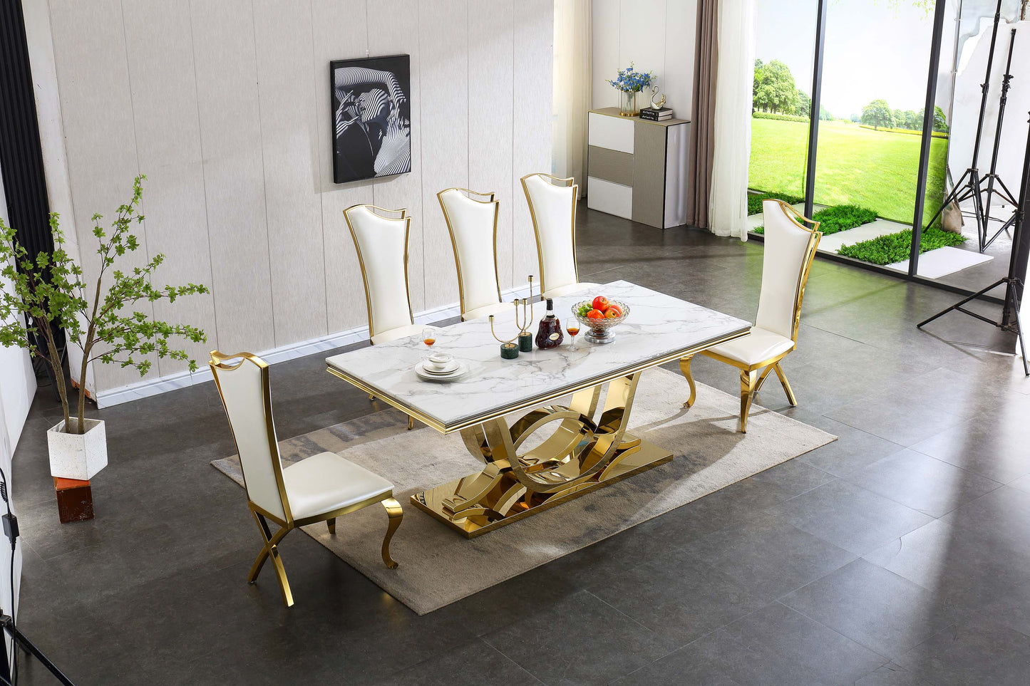 RDT315 Elegant Rectangular Dining Table