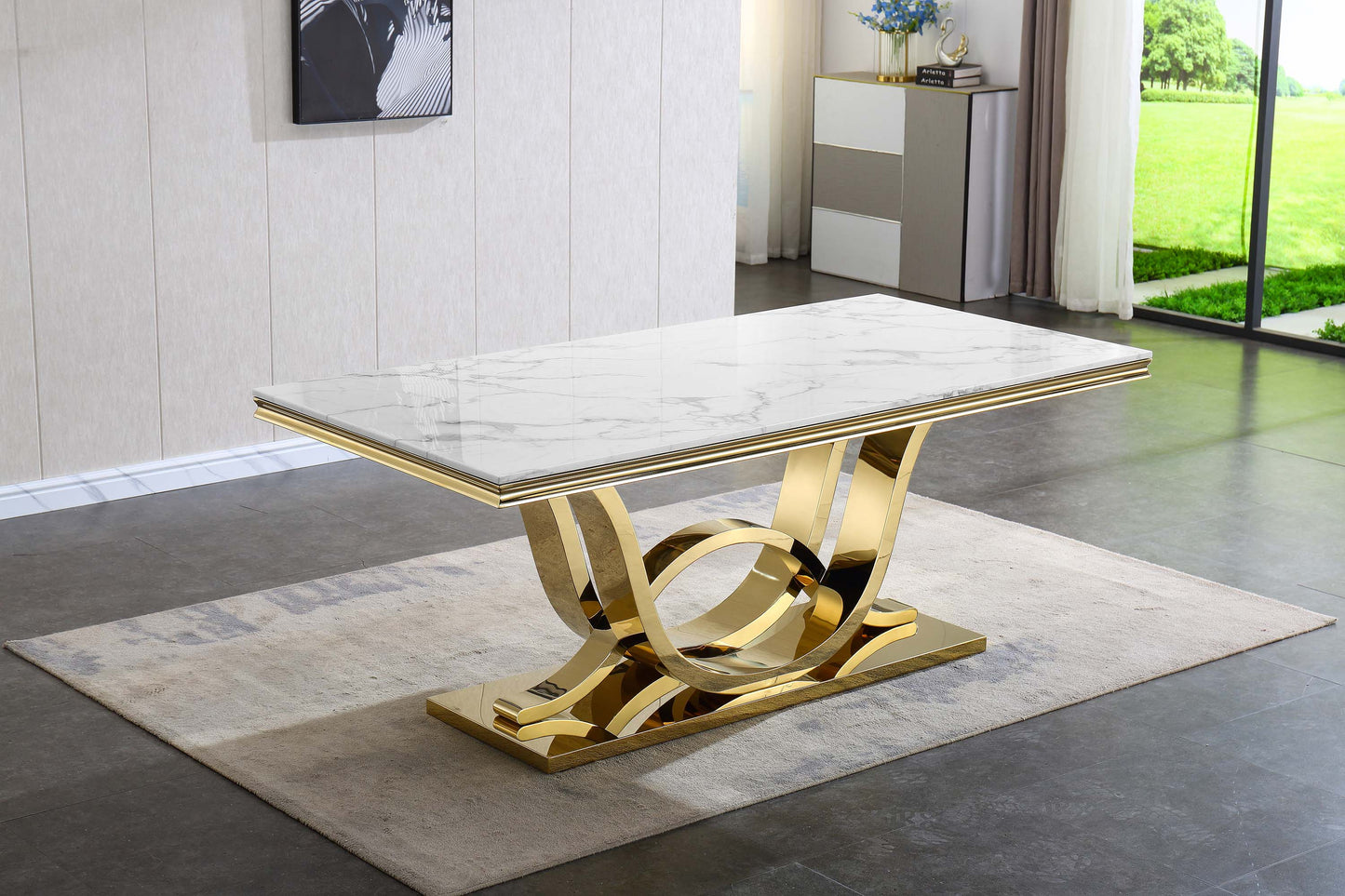 RDT315 Elegant Rectangular Dining Table