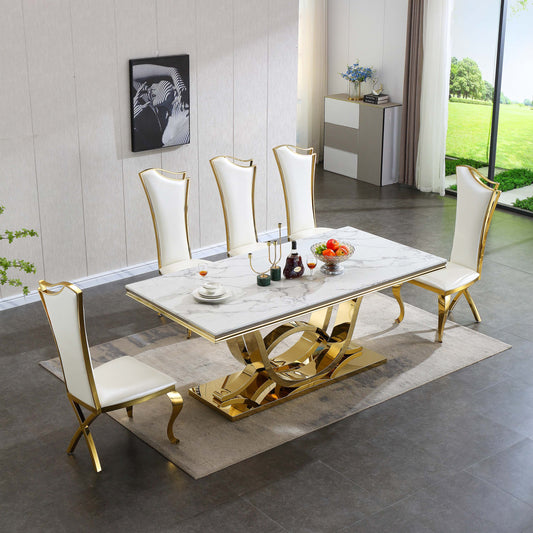 RDT315 Elegant Rectangular Dining Table