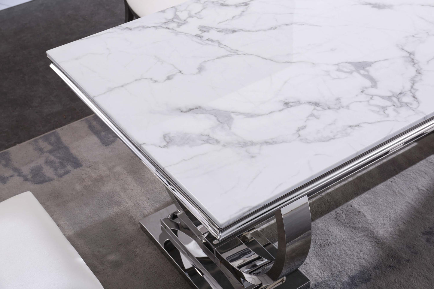 RDT316 Rectangular Marble Dining Table