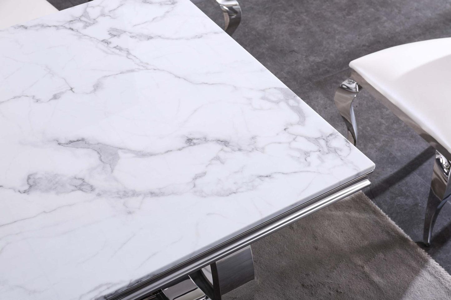 RDT316 Rectangular Marble Dining Table