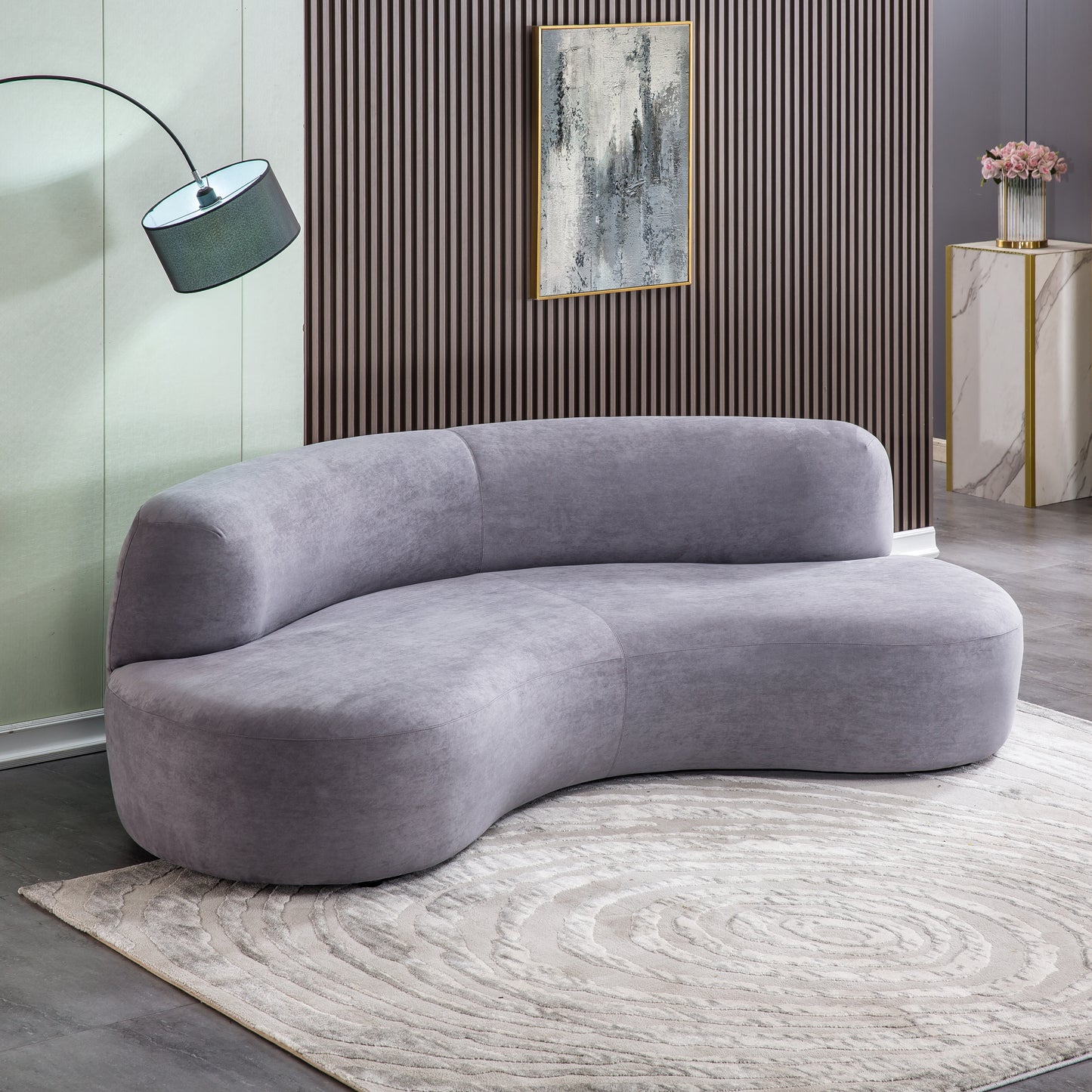 S602 Elegant Curved Sofa