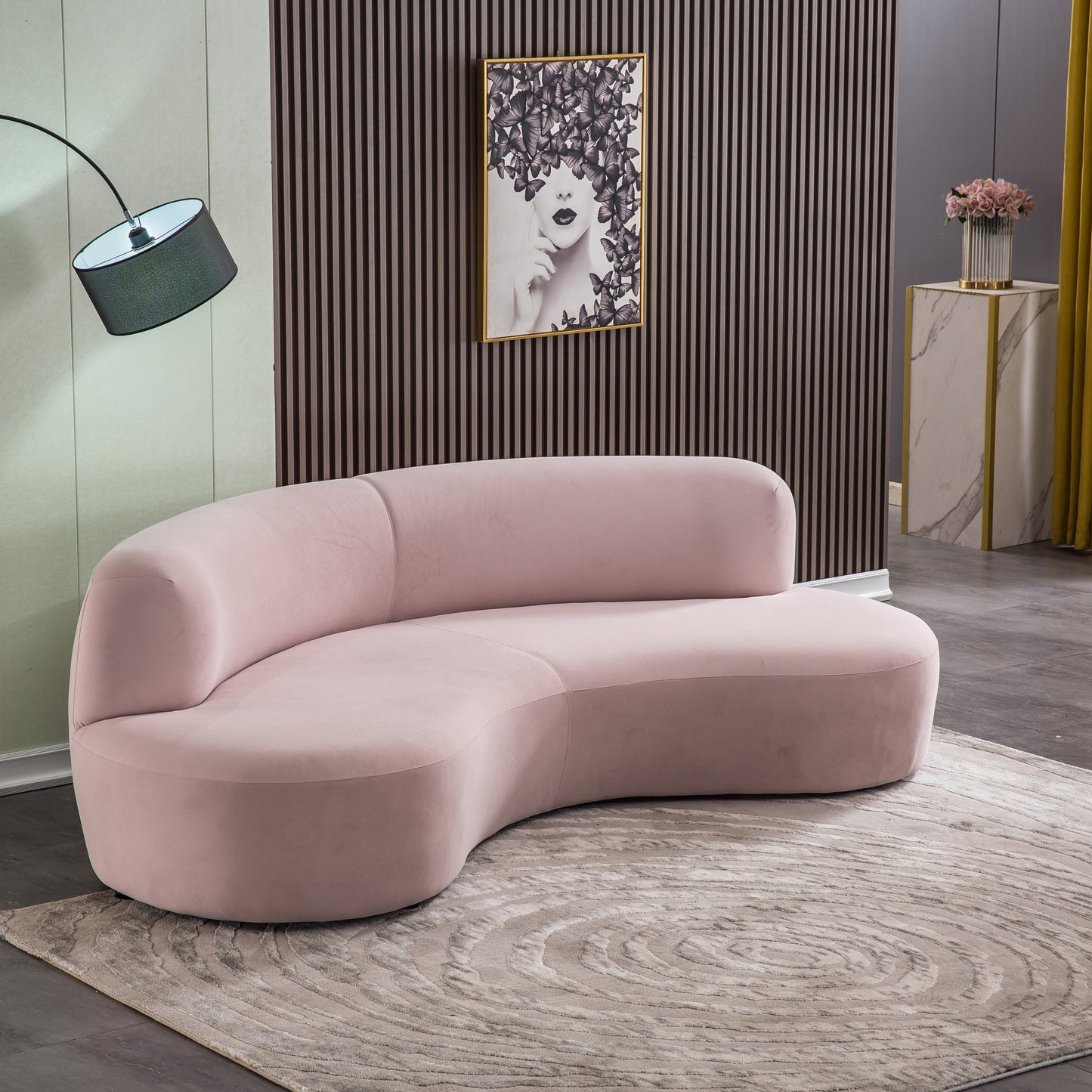 S602 Elegant Curved Sofa