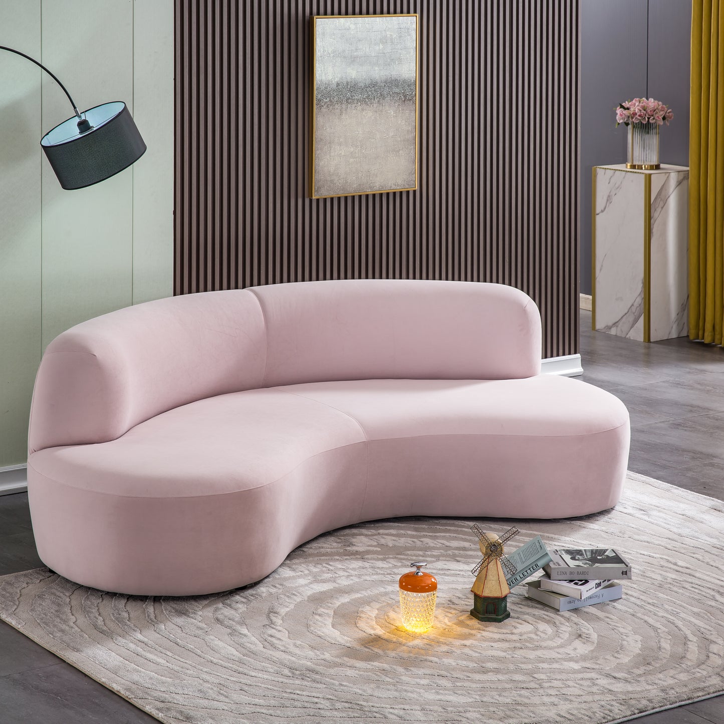 S602 Elegant Curved Sofa