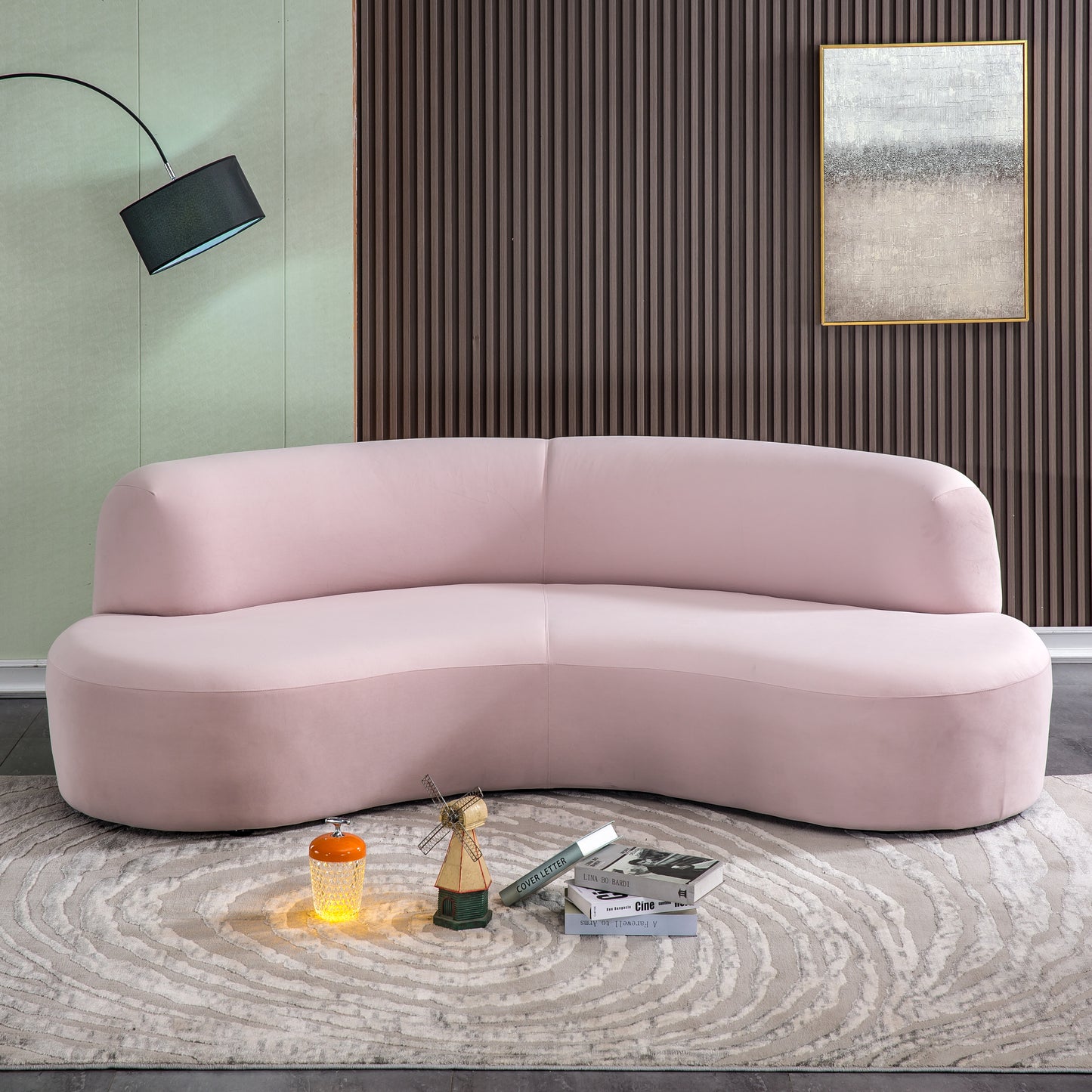 S602 Elegant Curved Sofa