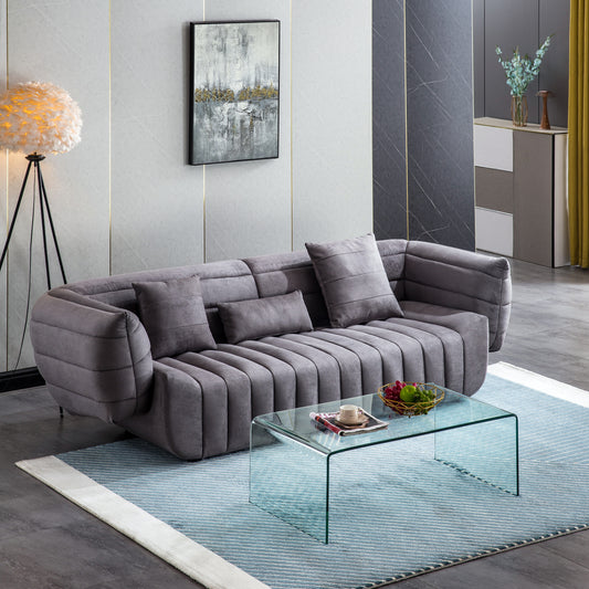 S606 Modern 3-Seater Sofa