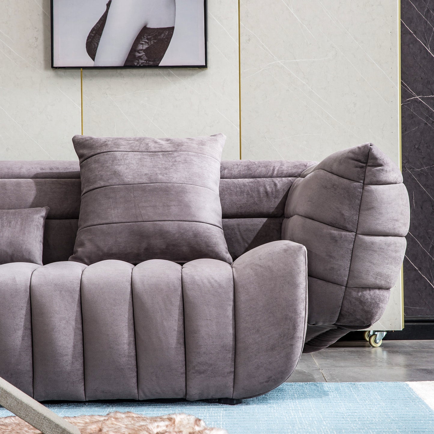 S606 Modern 3-Seater Sofa