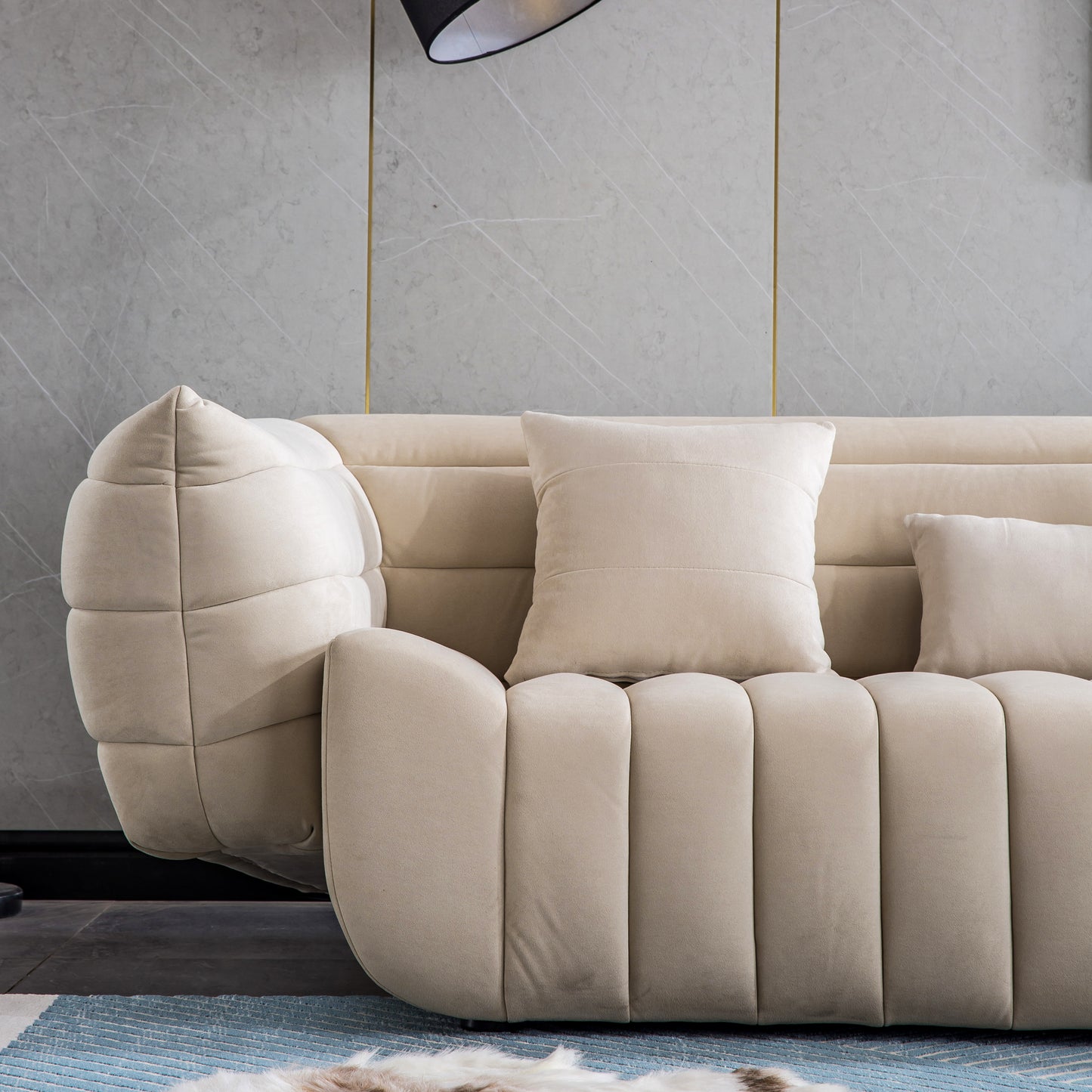 S606 Modern 3-Seater Sofa