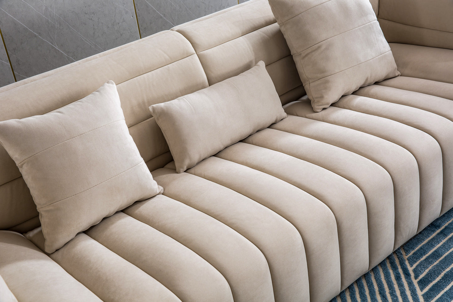 S606 Modern 3-Seater Sofa