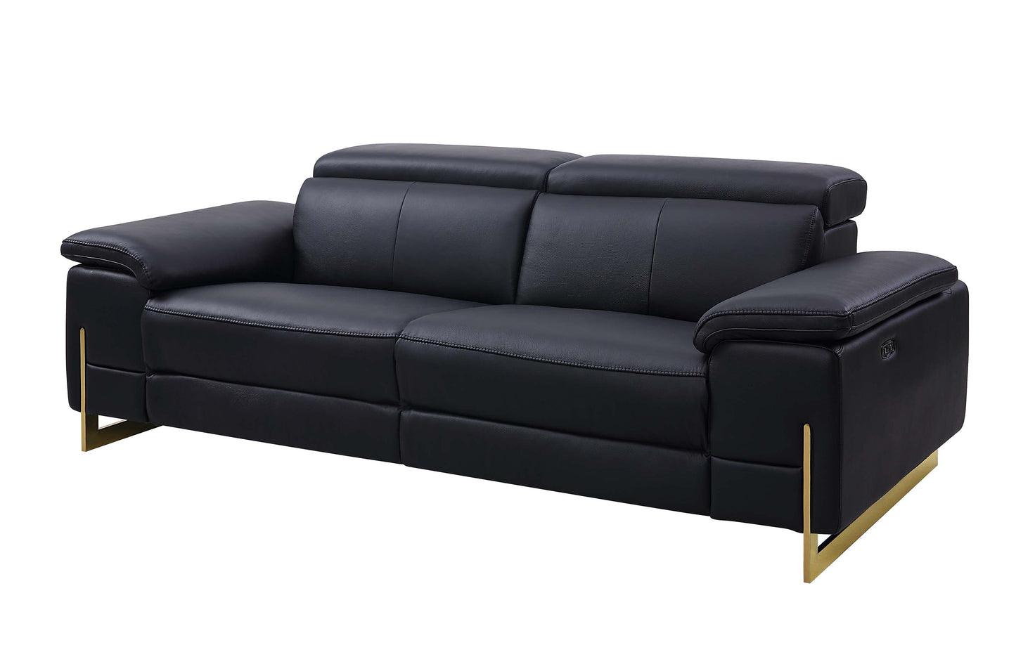 8048 Luxury Reclining Genuine Leather Loveseat/Sofa